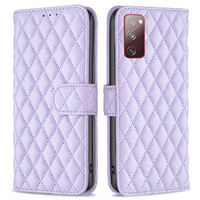 Cu clapetă pentru Samsung Galaxy S20 FE, Wallet, BINFEN COLOR, violet