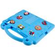 Husă pentru copii pentru Apple iPad Air 11" 6 gen. 2024, Cute Patterns, cu suport, albastru