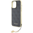 Husă Guess 4G Charms cu breloc pentru iPhone 15 Pro Max