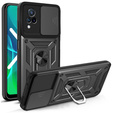 Husă blindată pentru Vivo V21 5G, CamShield Slide, negru