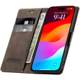ERBORD Carcasă portofel Vintage cu clapetă pentru iPhone 17 Pro Max