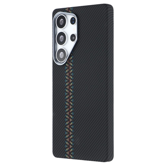 Carcasa pentru Samsung S25 Ultra, Carbon Fiber MagSafe, negru