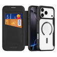 Husă Dux Ducis pentru iPhone 17 Pro, Skin X Pro, cu clapetă, pentru MagSafe, negru