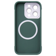 Husă pentru iPhone 15 Pro, ERBORD Armor Mag, verde
