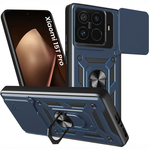 CamShield Slide carcasă blindată cu capac de cameră și inel pentru Xiaomi 15T Pro