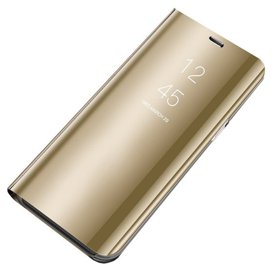 Huse pentru Oppo A16 / A16s / A54s, Clear View, de aur