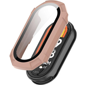 2w1 Etui + Szkło Hartowane do Xiaomi Smart Band 8, Różowe