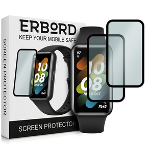 2x ERBORD Hybrid Glass pentru Huawei Band 7