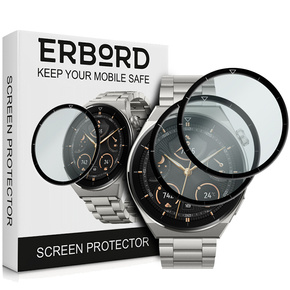 2x ERBORD Hybrid Glass pentru Huawei Watch GT 3 Pro 46mm