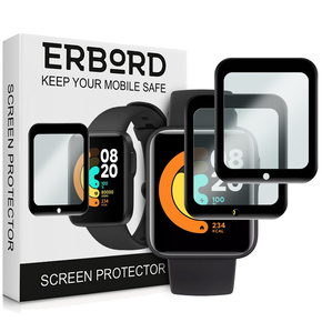 2x ERBORD Hybrid Glass pentru Xiaomi Mi Watch Lite