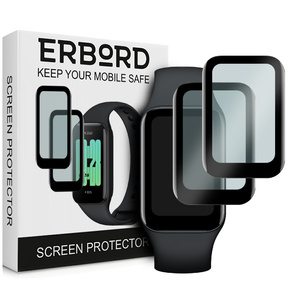 2x ERBORD Hybrid Glass pentru Xiaomi Redmi Smart Band 2