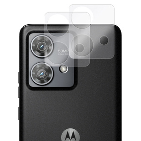 2x ERBORD sticlă călită ERBORD pentru camera pentru Motorola Edge 40 Neo, transparentă