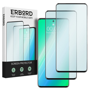 2x sticlă călită ERBORD 3D pentru Oppo A38 4G / Oppo A18 4G pentru întregul display