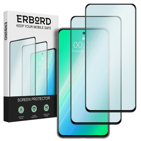 2x sticlă călită pentru Motorola Edge 40, ERBORD 3D pentru întregul display