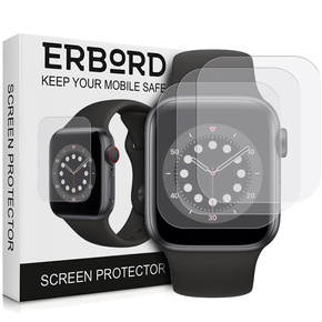 3x ERBORD Hydrogel Foil pentru Apple Watch 4/5/6/SE 40mm