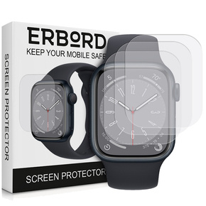 3x ERBORD Hydrogel Foil pentru Apple Watch 7/8 41mm