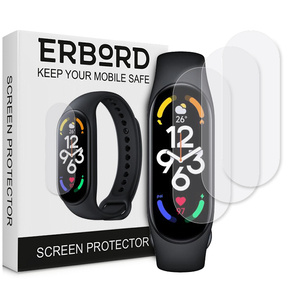 3x ERBORD Hydrogel Foil pentru Xiaomi Mi Band 6