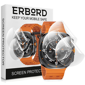 3x ERBORD Hydrogel Foil pentru Xiaomi Redmi Smart Band 2