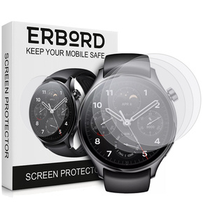 3x ERBORD Hydrogel Foil pentru Xiaomi Watch S1 Pro