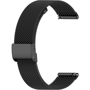 Bransoleta Milanese 18mm do Garmin Vivoactive 4S / Venu 2S, Black