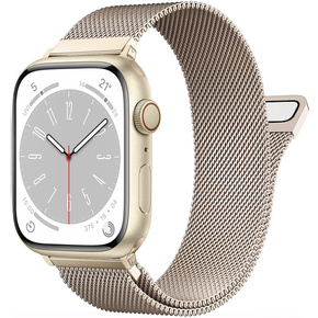 Bransoleta do Apple Watch 1/2/3/4/5/6/7/8/SE/ULTRA 42/44/45/49 MM, Szampański złoty