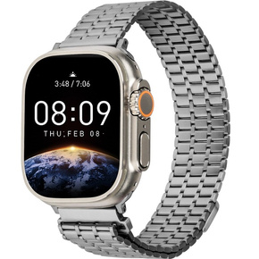 Brățară din oțel pentru Apple Watch 1/2/3/4/4/5/6/6/7/8/SE/ULTRA 42/44/45/49 MM - gri