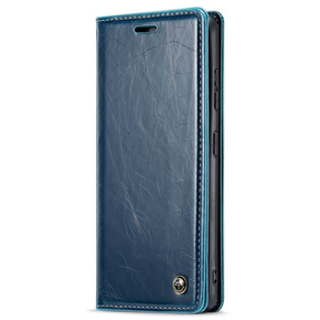 Carcasă flip CASEME pentru Samsung Galaxy S20 FE / 5G, Waxy Textured, albastru