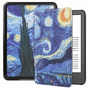 Carcasă pentru Kindle 11, Smartcase, oil painting