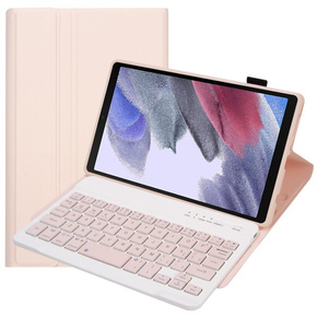 Carcasă + tastatură Samsung Galaxy Tab A7 Lite 8.7 T220 / 225, roz rose gold