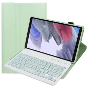 Carcasă + tastatură Samsung Galaxy Tab A7 Lite 8.7 T220 / 225, verde deschis