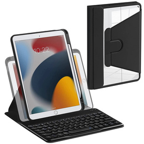 Carcasă + tastatură iPad Pro 11 2022 2021 2020 2018, Pen Slot, negru