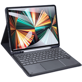 Carcasă + tastatură iPad Pro 12.9 2021/2020, Dux Ducis Magnetic Keyboard, negru