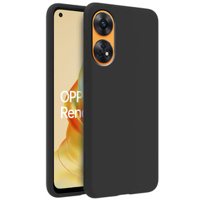 Caz subțire pentru Oppo Reno8 T, Slim, negru