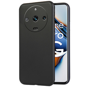 Caz subțire pentru Realme 11 Pro / 11 Pro +, Slim, negru