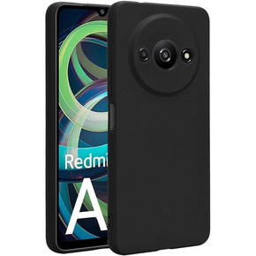 Caz subțire pentru Xiaomi Redmi A3, Slim, negru