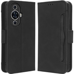 Cu clapetă pentru Huawei Nova 11 Pro, Card Slot, negru