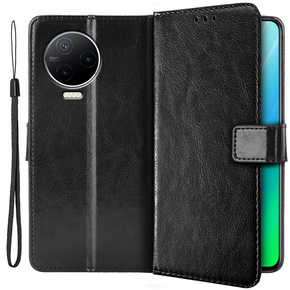 Cu clapetă pentru Infinix Note 12 2023, Wallet, negru