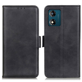 Cu clapetă pentru Motorola Moto E13, Wallet, negru