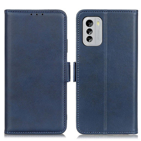 Cu clapetă pentru Nokia G60 5G, Wallet PU Leather Case, albastru