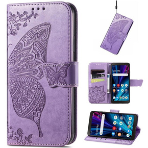 Cu clapetă pentru OnePlus Nord 4, Butterfly, violet