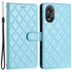 Cu clapetă pentru Oppo A38 4G / Oppo A18 4G, Wallet, BINFEN COLOR, albastru