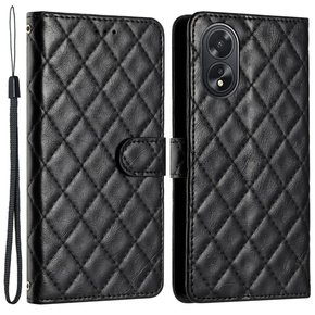 Cu clapetă pentru Oppo A38 4G / Oppo A18 4G, Wallet, BINFEN COLOR, negru