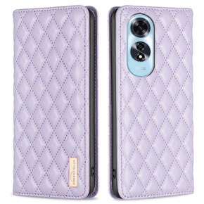 Cu clapetă pentru Oppo A60, Wallet, BINFEN COLOR, violet