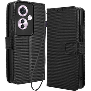 Cu clapetă pentru Oppo Reno 11F 5G, Wallet Smart Magnet, negru