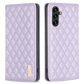 Cu clapetă pentru Samsung Galaxy A35 5G, Wallet, BINFEN COLOR, violet