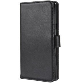 Cu clapetă pentru Samsung Galaxy Note 9, Leather Flexi Book, negru