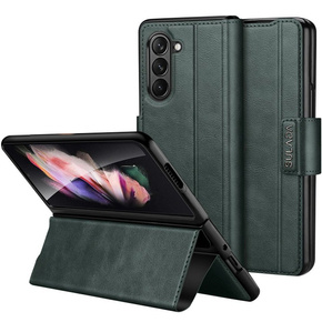 Cu clapetă pentru Samsung Galaxy Z Fold5 5G, Wallet, albastru închis