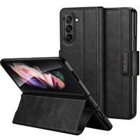 Cu clapetă pentru Samsung Galaxy Z Fold5 5G, Wallet, negru