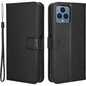 Cu clapetă pentru T Phone 5G, Wallet Magnet, negru