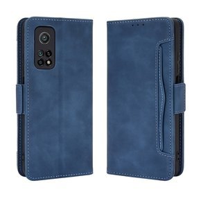 Cu clapetă pentru Xiaomi Mi 10T 5G/10T Pro 5G, Card Slot, albastru